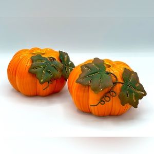 pumpkin candle holders